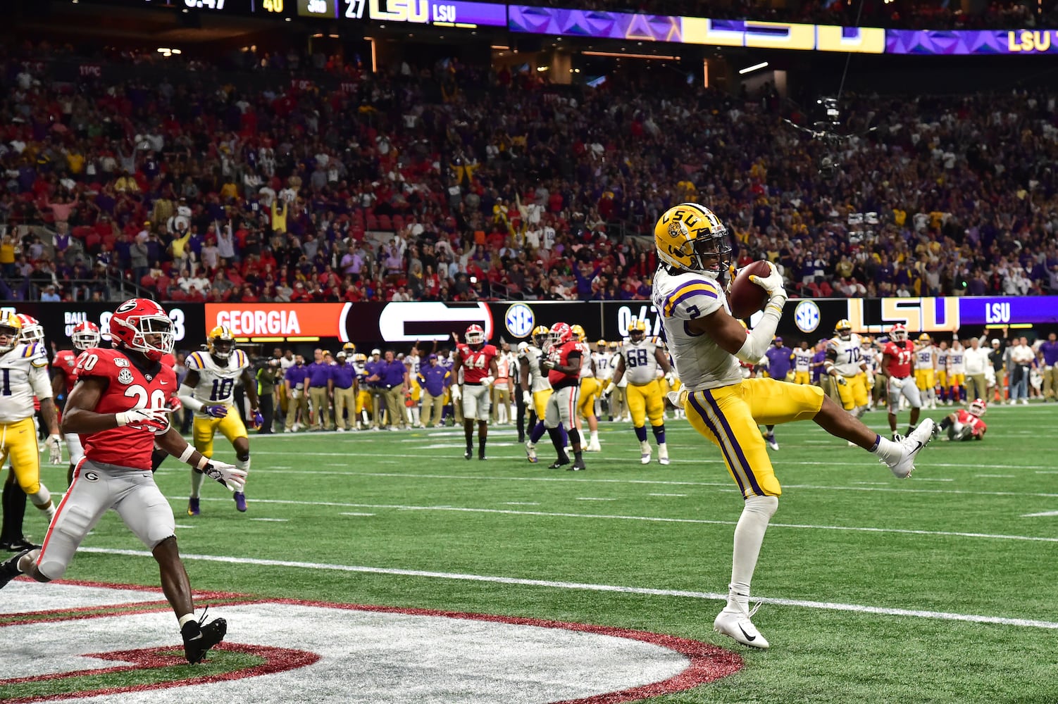 Photos: Bulldogs crushed by LSU in SEC Championship game