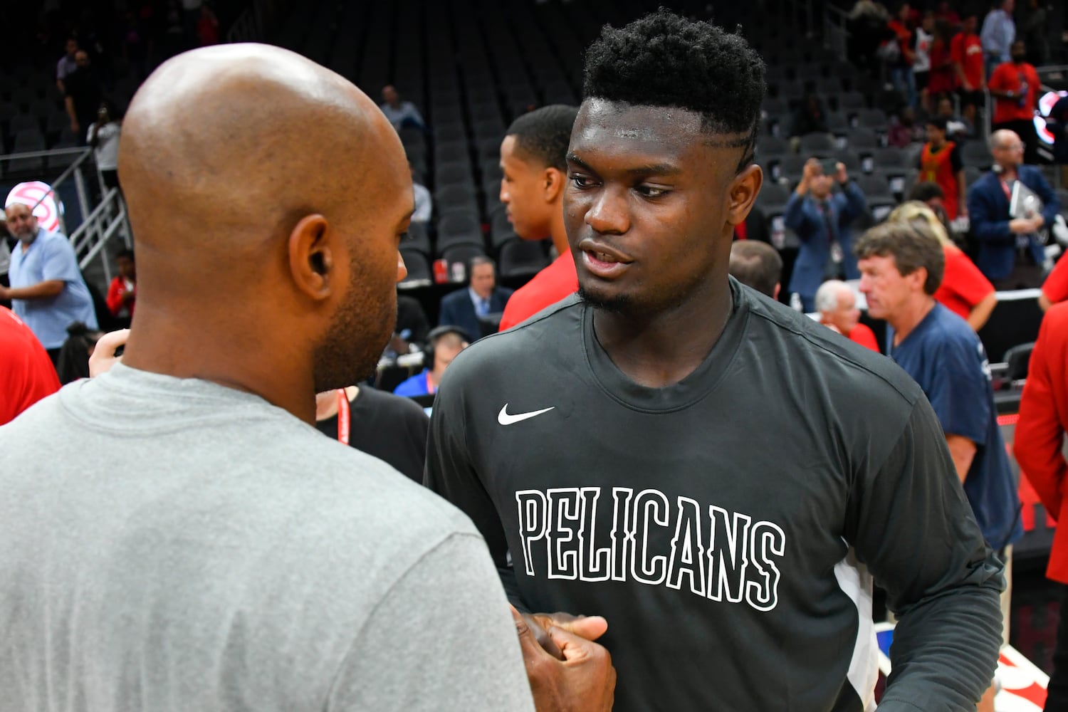 Photos: Hawks host Pelicans in preseason opener