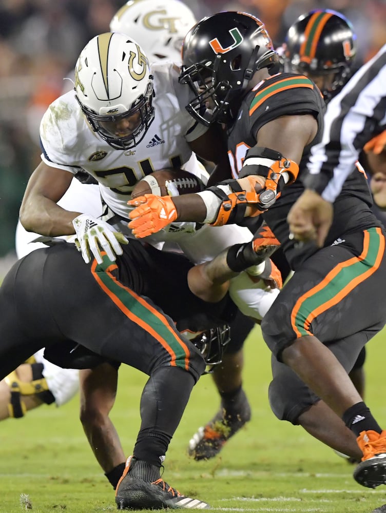 Photos: Georgia Tech seeks win over Miami, Mark Richt