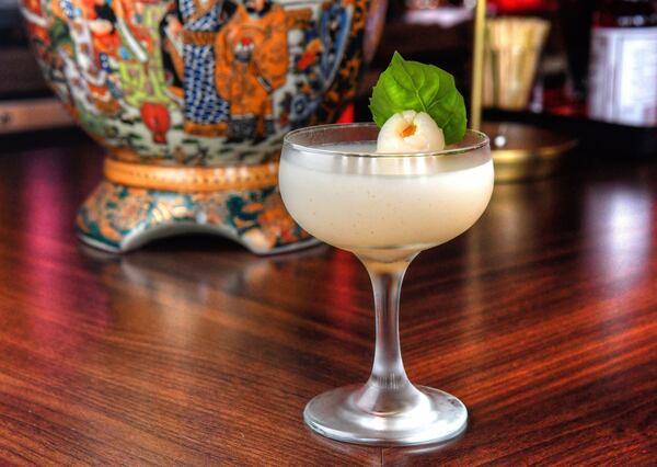 Soapberry, Imo Shochu, Lychee, Thai Basil, Genepy, Elderflower, Lime, Honey. CONTRIBUTED BY CHRIS HUNT PHOTOGRAPHY