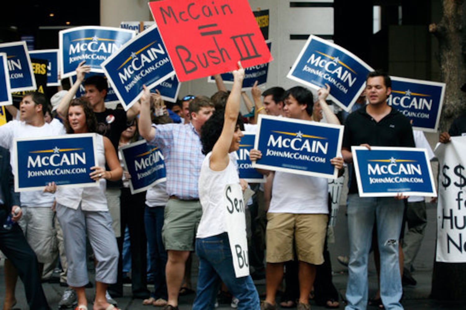 John McCain visits Atlanta