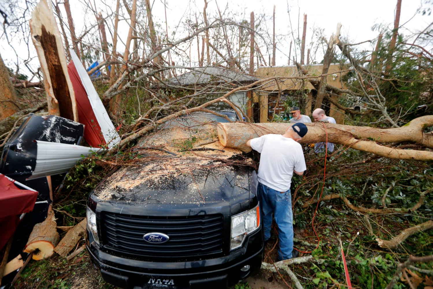 Photos: Hurricane Michael leaves behind path of destruction