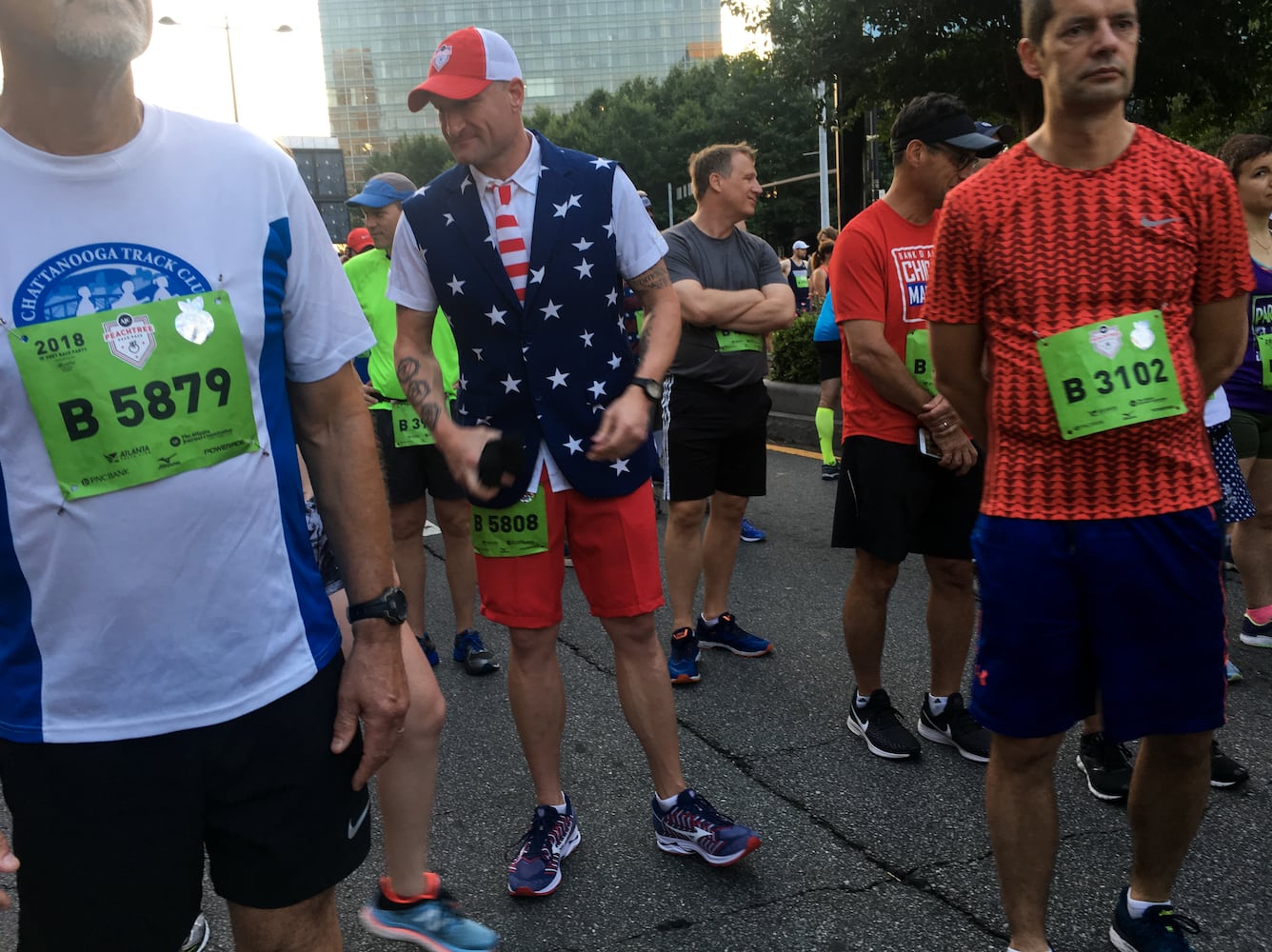 Runners show fashion flair during AJC Peachtree Road Race