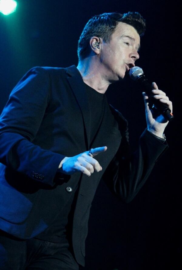  Rick Astley is known to many for one hit - but he was actually quite a chart presence. Photo: Melissa Ruggieri/AJC