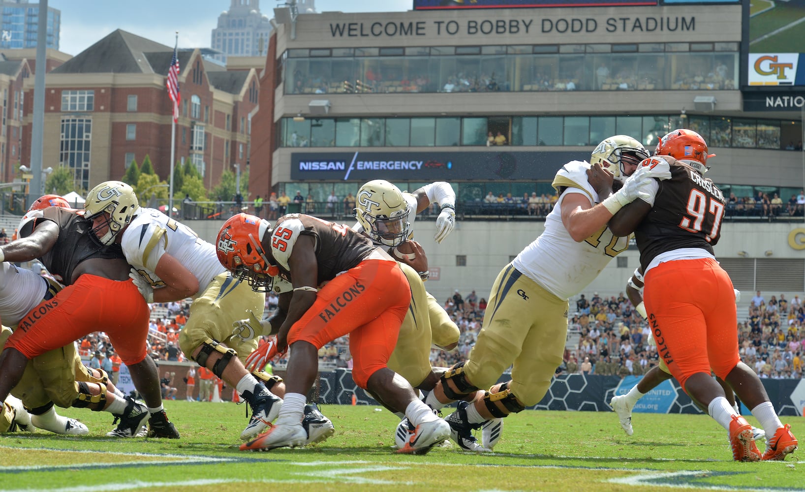 Photos: Georgia Tech piles up points in win over Bowling Green