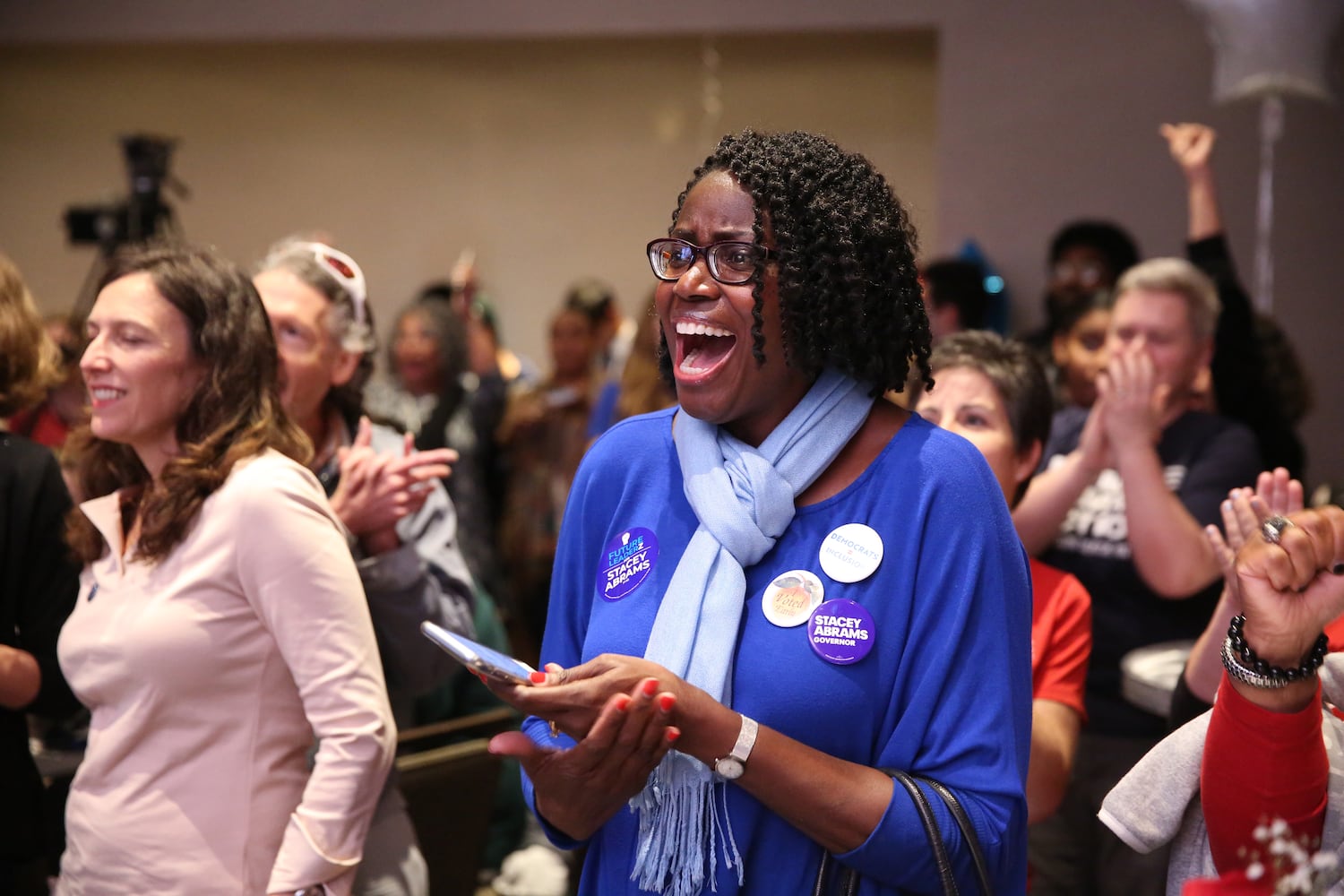 PHOTOS: A long election night in Georgia