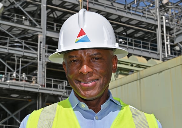 Chris Womack, Southern Company's president & CEO at Georgia Power’s Plant McDonough-Atkinson, on Wednesday, June 8, 2022. (Hyosub Shin / Hyosub.Shin@ajc.com)