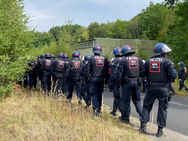 Atlanta officers visited Germany to exchange ideas about policing practices and police leadership. (Courtesy of Katja Ridderbusch)