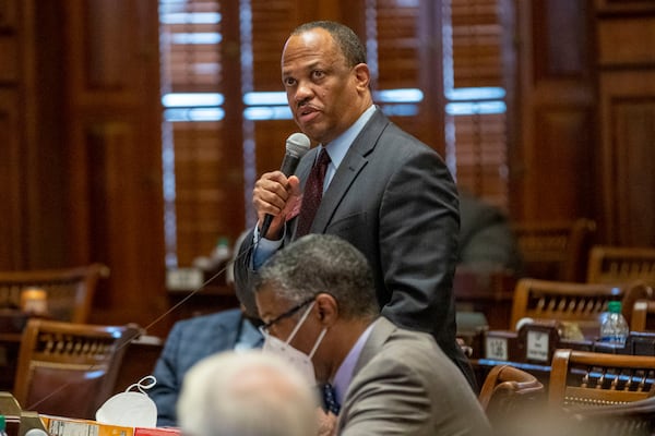 "Once we got into the pandemic, the fed started pumping money out and that hasn’t really stopped" Rep. David Wilkerson (Alyssa Pointer / Alyssa.Pointer@ajc.com)