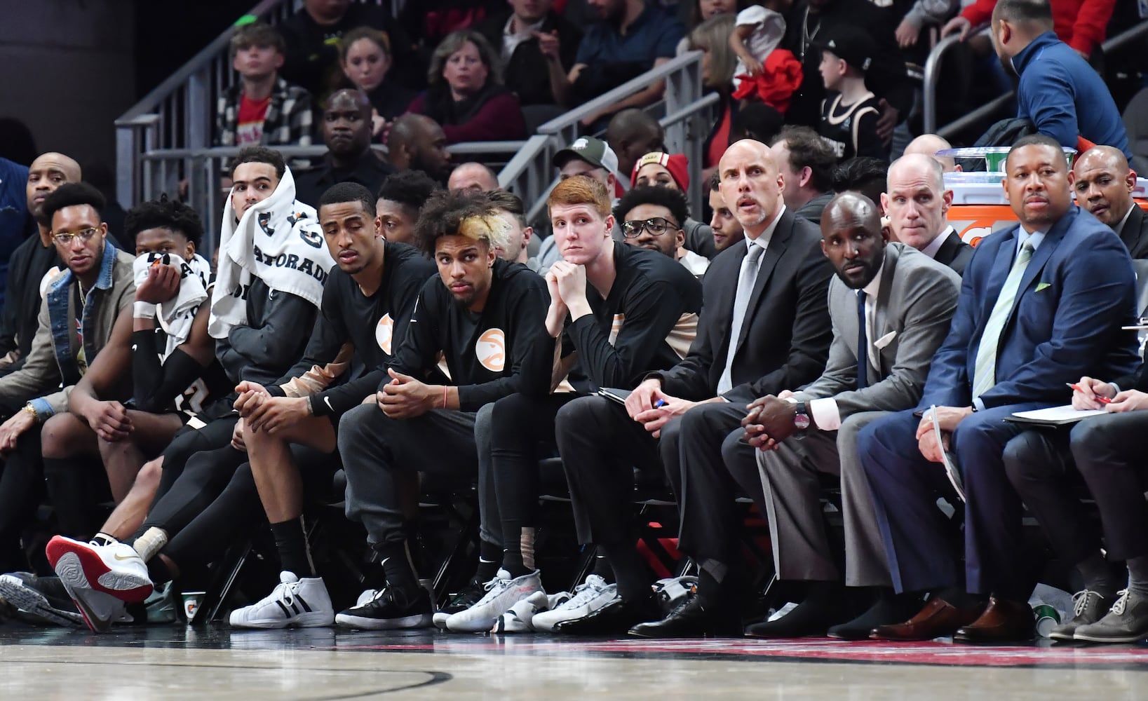 Photos: Hawks are routed at home by the Pistons