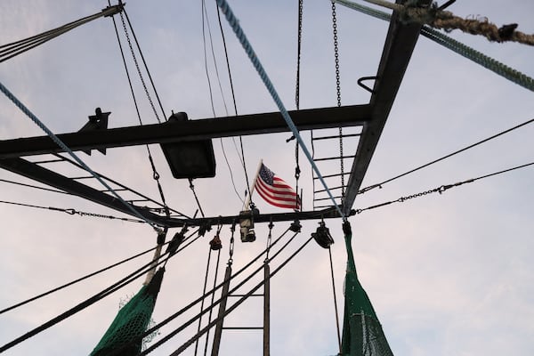 The stars and stripes flies atop the Sea Fox.
Contributed by Eric Dusenbery