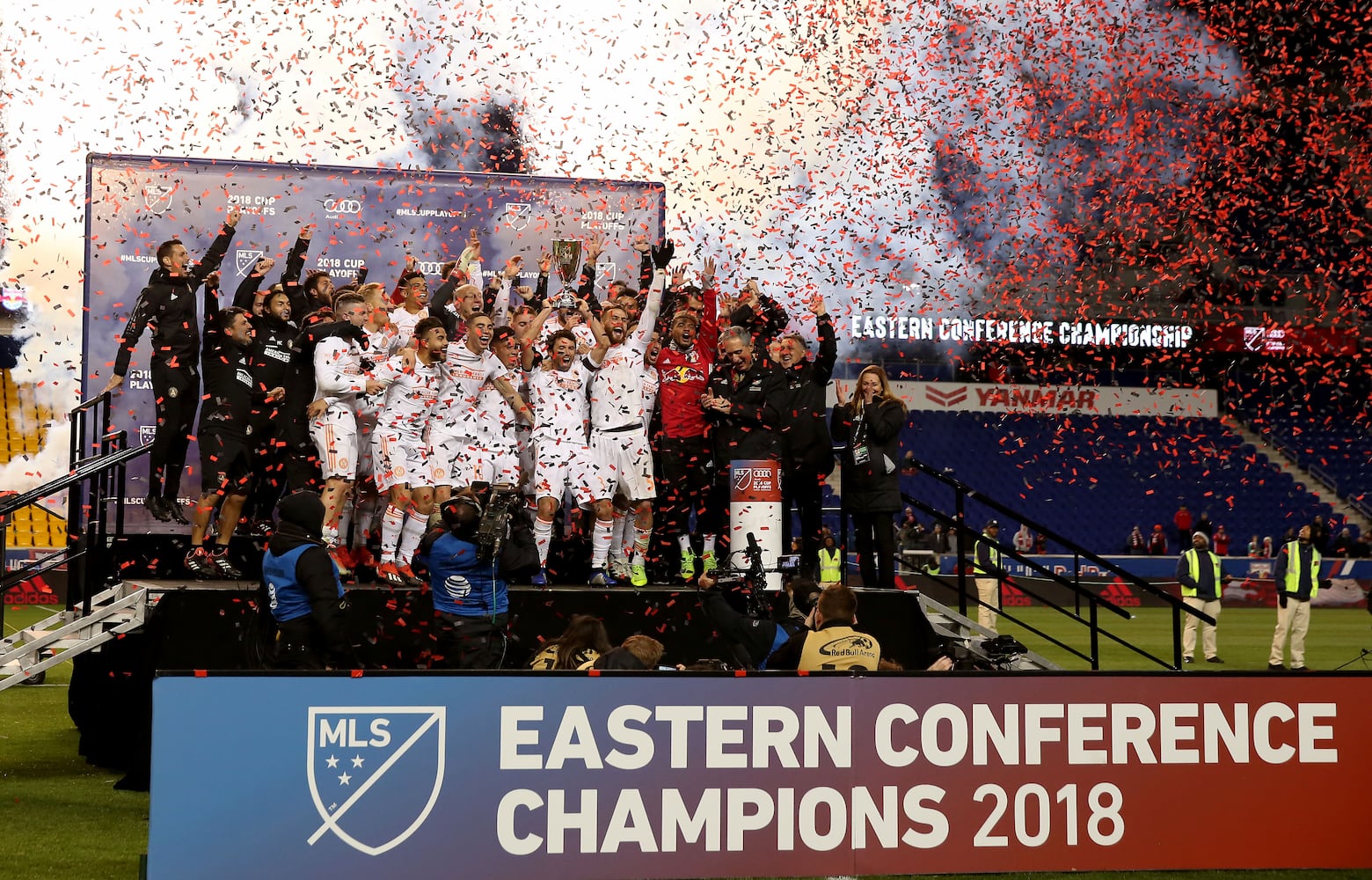 Photos: Atlanta United celebrates conference title, seeks more