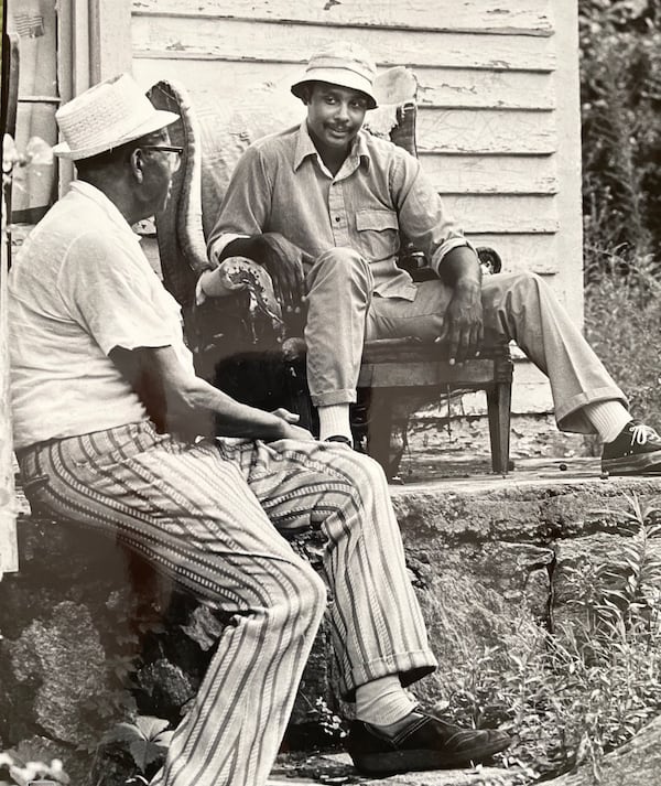 Former Atlanta Journal-Constitution reporter and editor Chet Fuller on assignment in the mid-1970s.