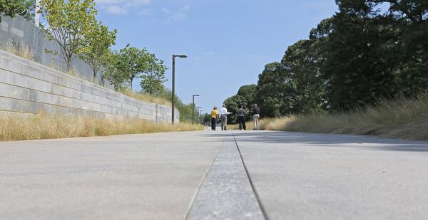  Work is progressing on the westside trail of the Atlanta Beltline. BOB ANDRES /BANDRES@AJC.COM