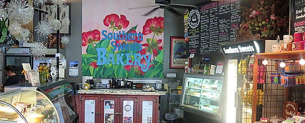 Decatur's Southern Sweets Bakery is known for its cakes and serving BBQ at breakfast.