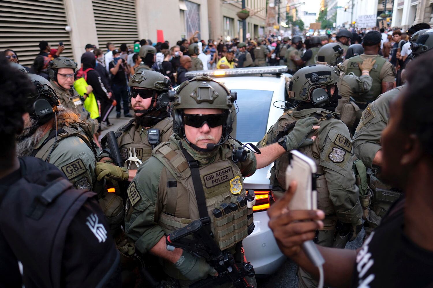 PHOTOS: Protesters gather across metro Atlanta