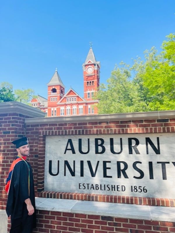 Sam Armas, of Villa Rica, played wheelchair basketball at Auburn University for five years and is now plays both professional wheelchair basketball and wheelchair handball. Courtesy of Sam Armas