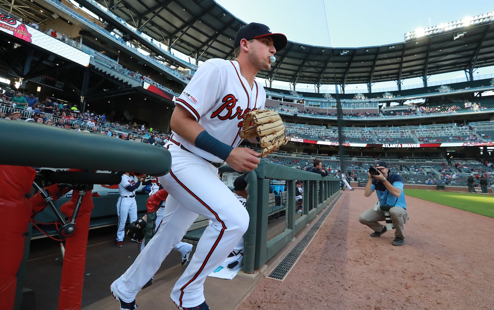 Photos: Braves’ Austin Riley crushes home run in his first game