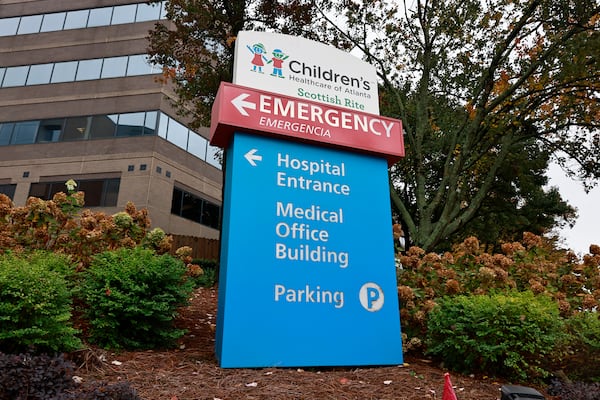 Views of Children’s Healthcare of Atlanta as seen on Thursday, October 13,  (Natrice Miller/natrice.miller@ajc.com)  