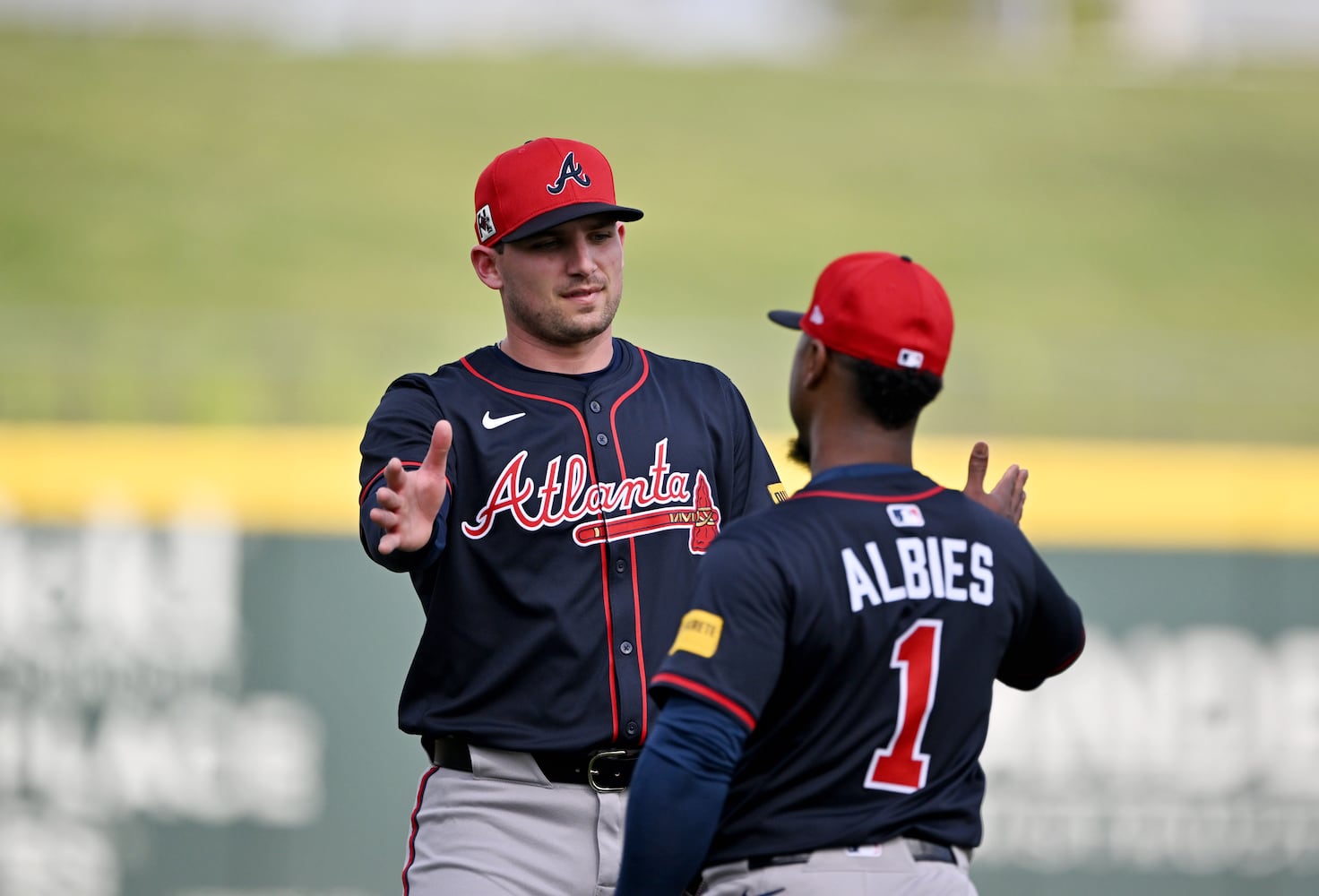 First full-squad spring training workouts