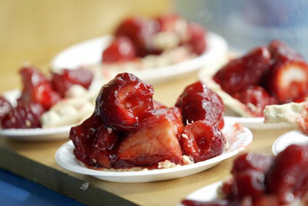 Strawberry pie is always a hot seller at the Troy Strawberry Festival. (CONTRIBUTED)