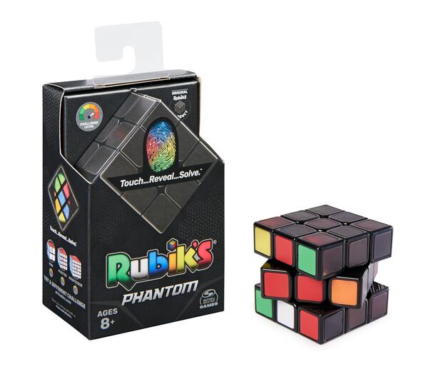 The classic Rubiks Cube has been upgraded with touchable tiles to reveal each color.
(Courtesy of SpinMaster)