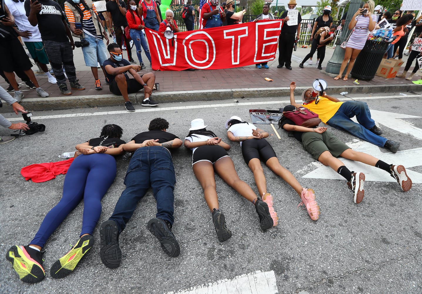 PHOTOS: Protesters gather across metro Atlanta