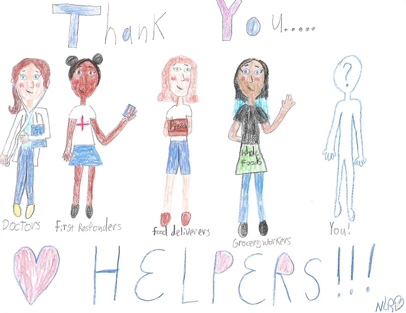 Art from the Heart: Kids thank front-line workers