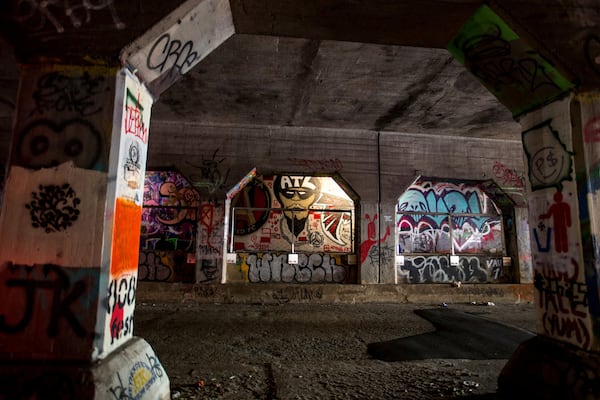 The Eastside Beltline is continuing to add infrastructure, including railings in the Krog Street Tunnel, which connects to the Wylie Street section of the path. The Beltline is evolving with new art installations, murals and sculptures. (Jenni Girtman/Atlanta Event Photography)