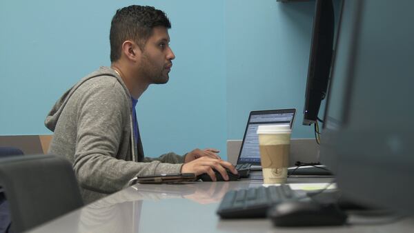 German Botello is now a senior at Georgia State University. ERICA A. HERNANDEZ / EHERNANDEZ@AJC.COM