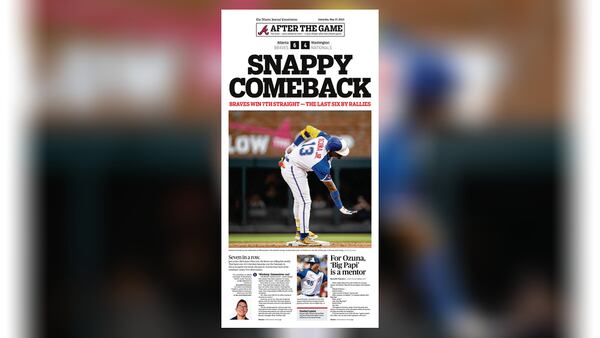 The Atlanta Journal-Constitution's After the Game Braves coverage in the ePaper, Sunday, June 11, 2023.