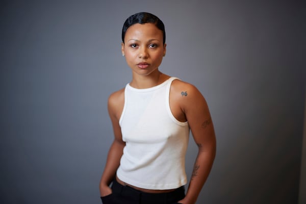 Myha'la poses for a portrait on Wednesday, Nov. 20, 2024, in New York. Myha'la has been named one of The Associated Press' Breakthrough Entertainers of 2024. (Photo by Matt Licari/Invision/AP)