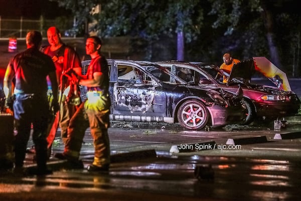 Two cars were burned at Shoal Creek Park in  Decatur.