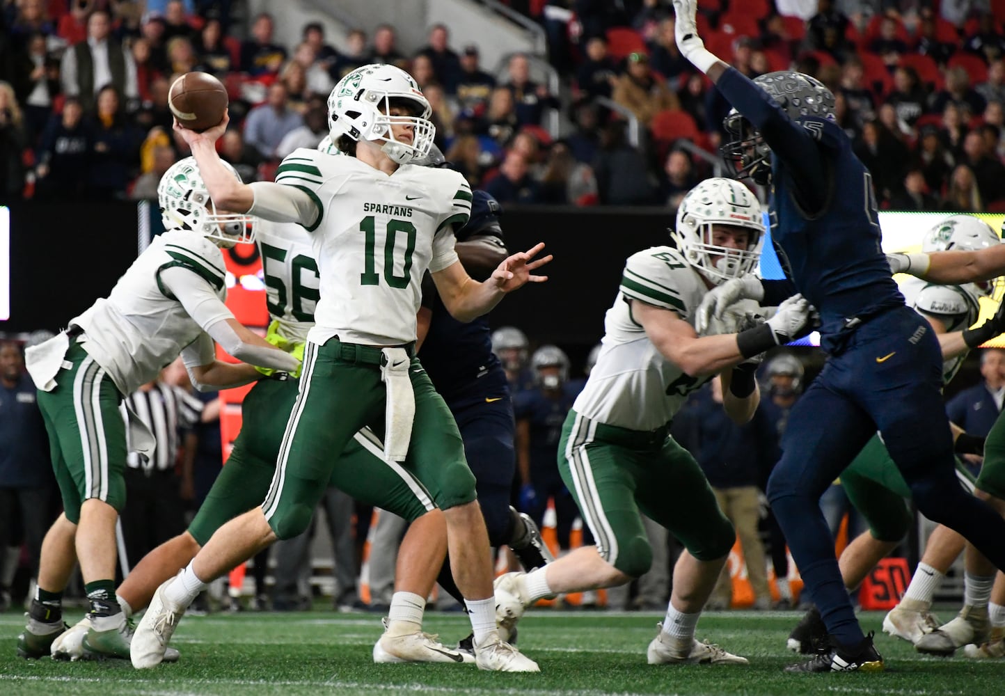 Photos: Day 2 of HS state title games at Mercedes-Benz Stadium