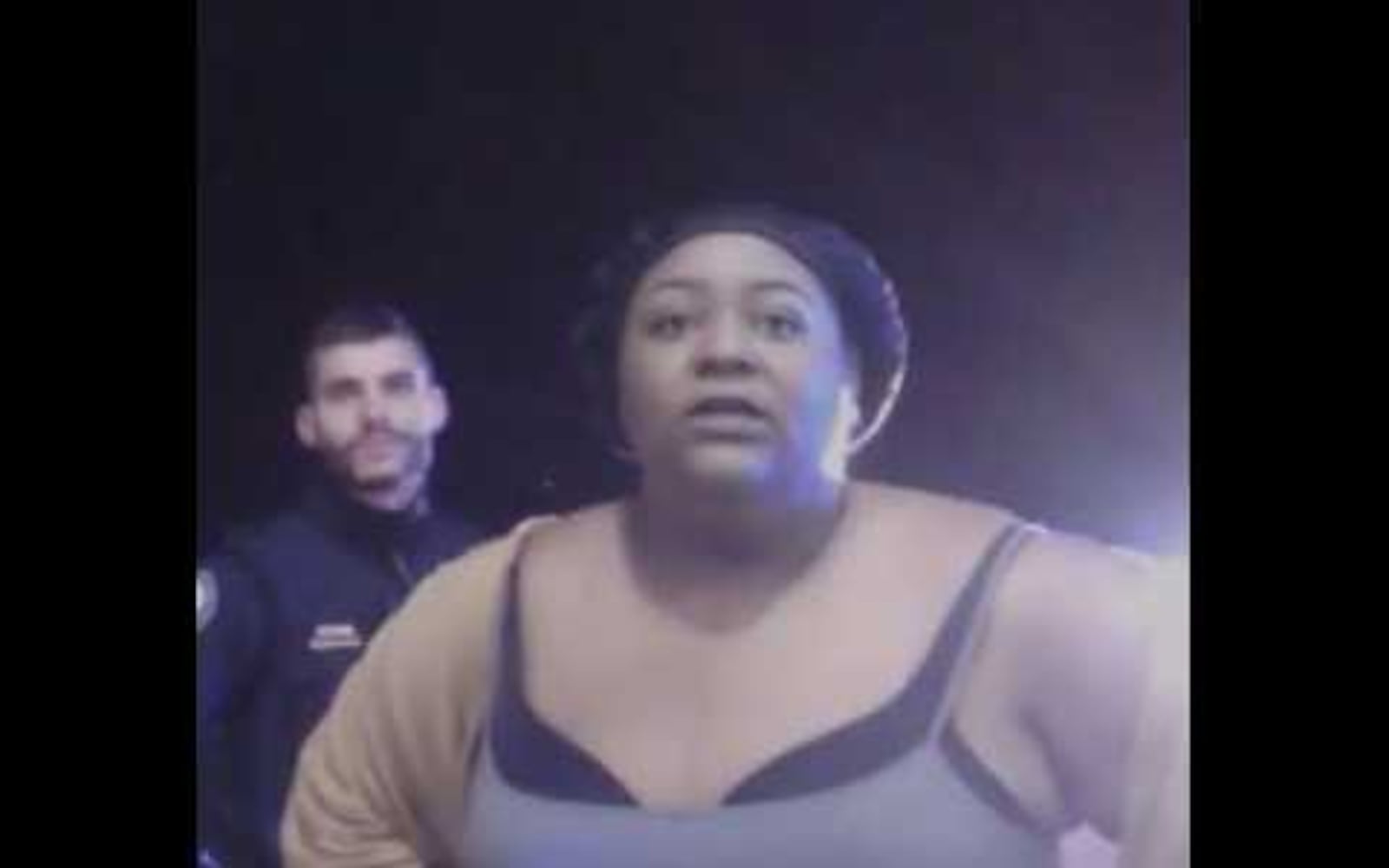 Shanita Maeberry was charged with obstruction of an officer after she resisted arrest, Roswell police say. (Credit: Roswell Police Department)