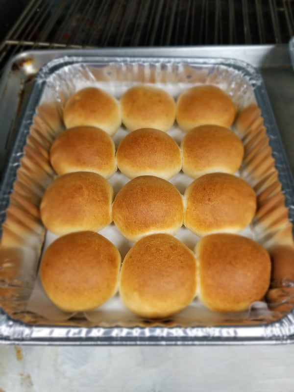 Yeast rolls from Just Bakery. Courtesy of Leah Lonsbury