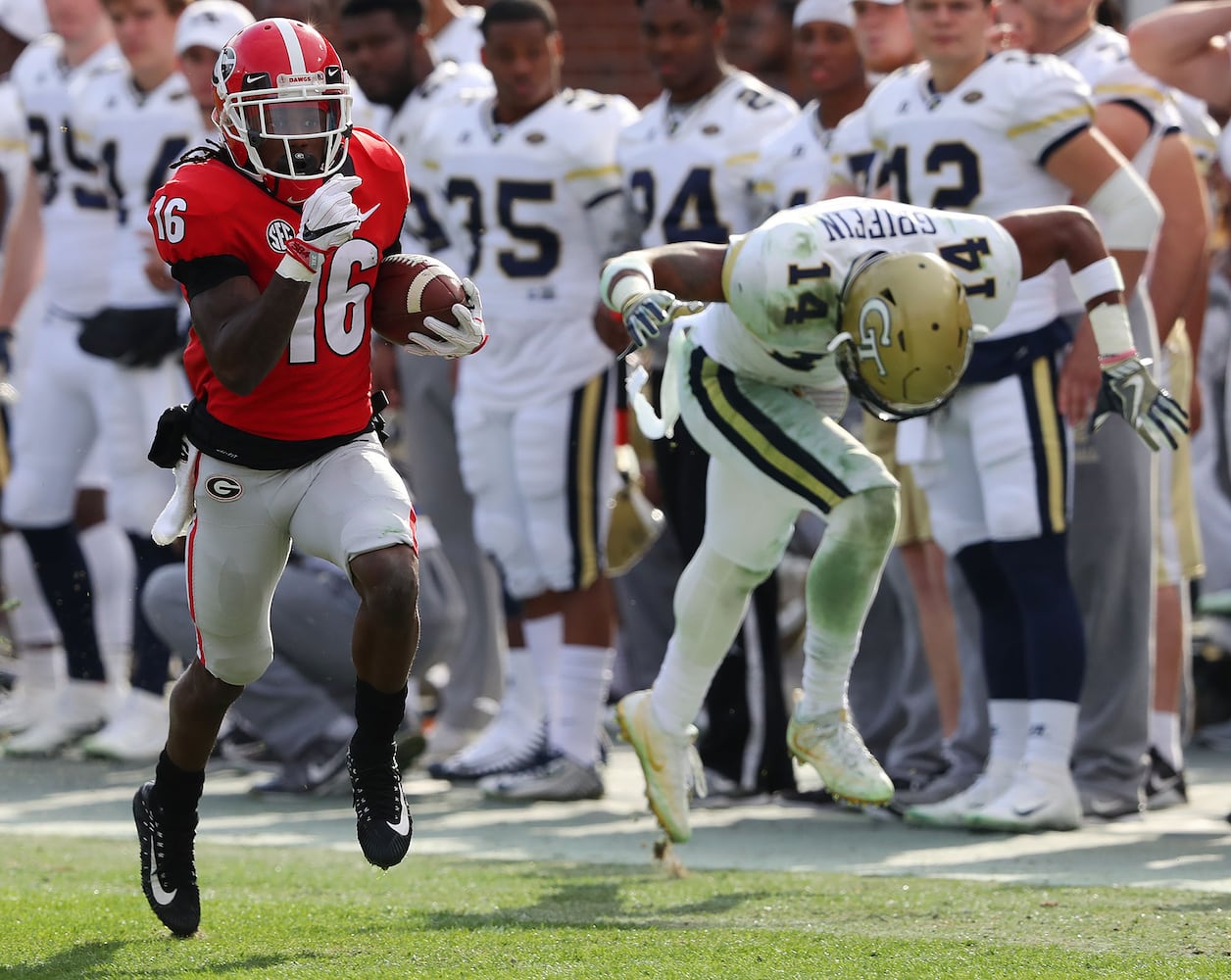 Photos: It’s Georgia in an easy win over Tech