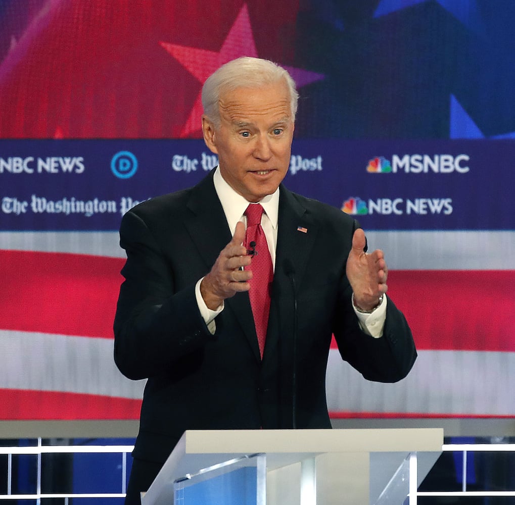 Photos: Democratic presidential candidates debate in Atlanta