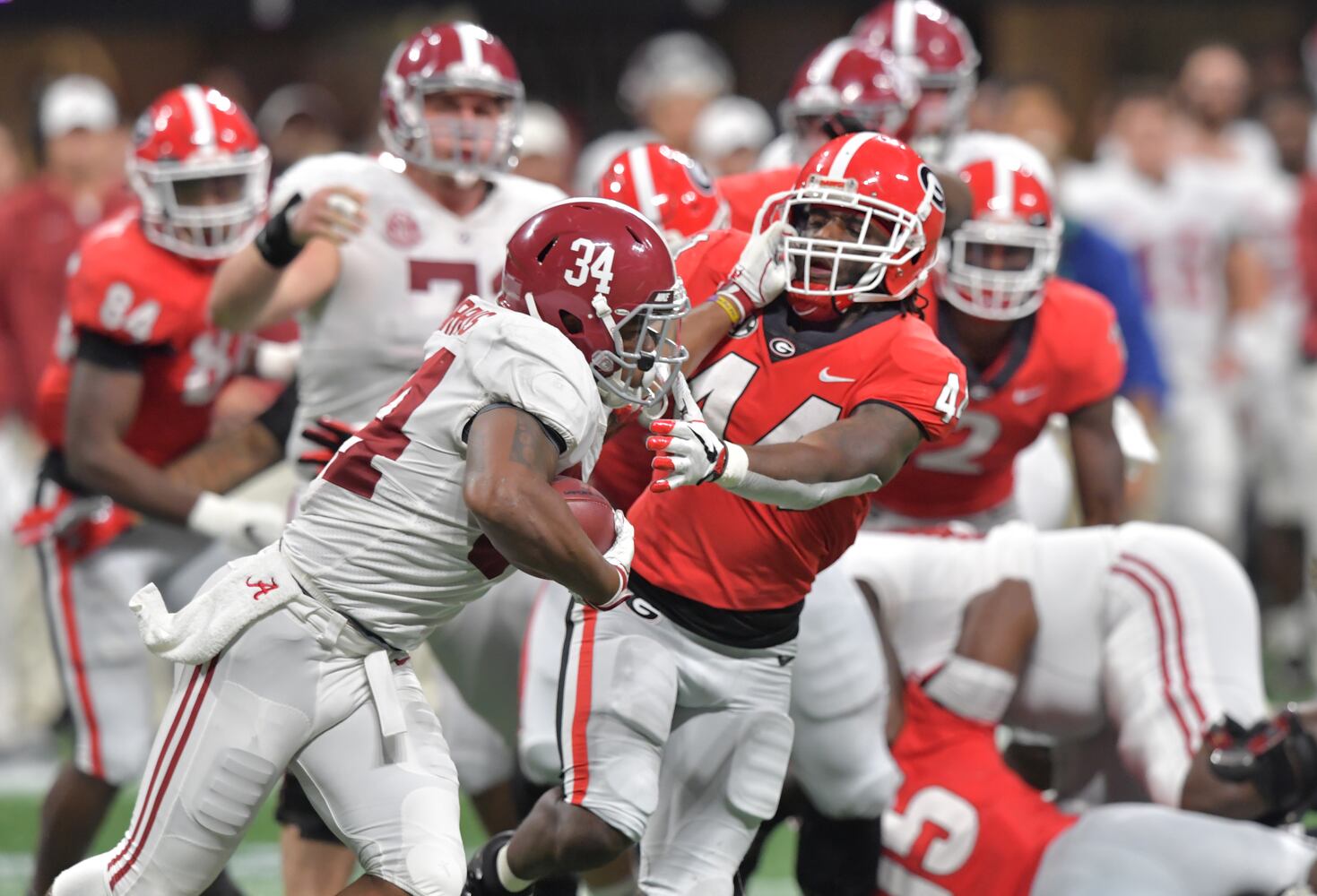 Photos: Bulldogs fall to Alabama in SEC Championship game