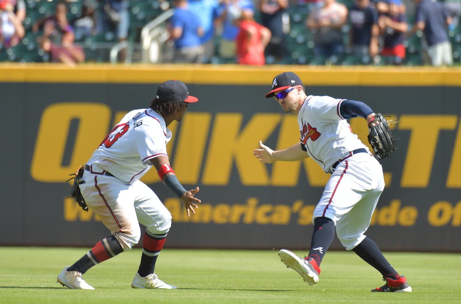 Photos: Acuna hits 40th homer as Braves edge Phillies