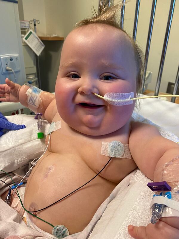 Emmie underwent treatment at Children's Healthcare of Atlanta before getting a kidney transplant. (Contributed)