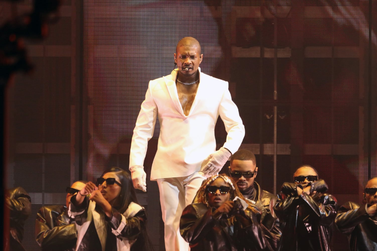 Usher brought his Past Present Future Tour to sold out State Farm Arena on Thursday, October 17, 2024. This was the first of three sold out shows including Friday and Sunday. 
Robb Cohen for the Atlanta Journal-Constitution