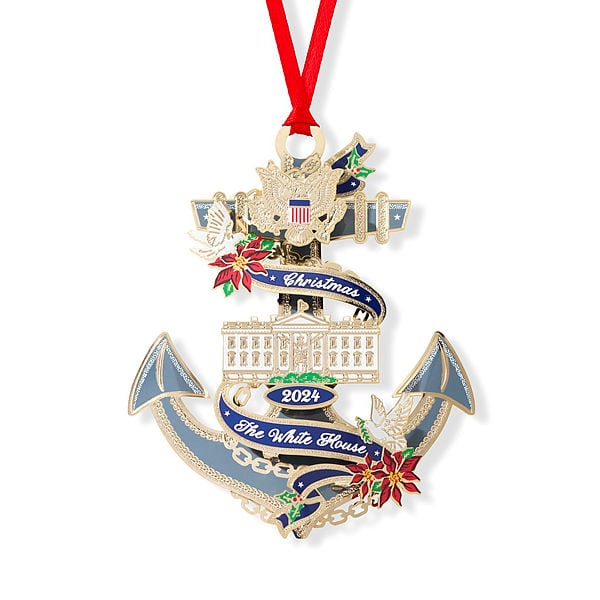 The White House Historical Association's 2024 Christmas ornament honors former President Jimmy Carter.