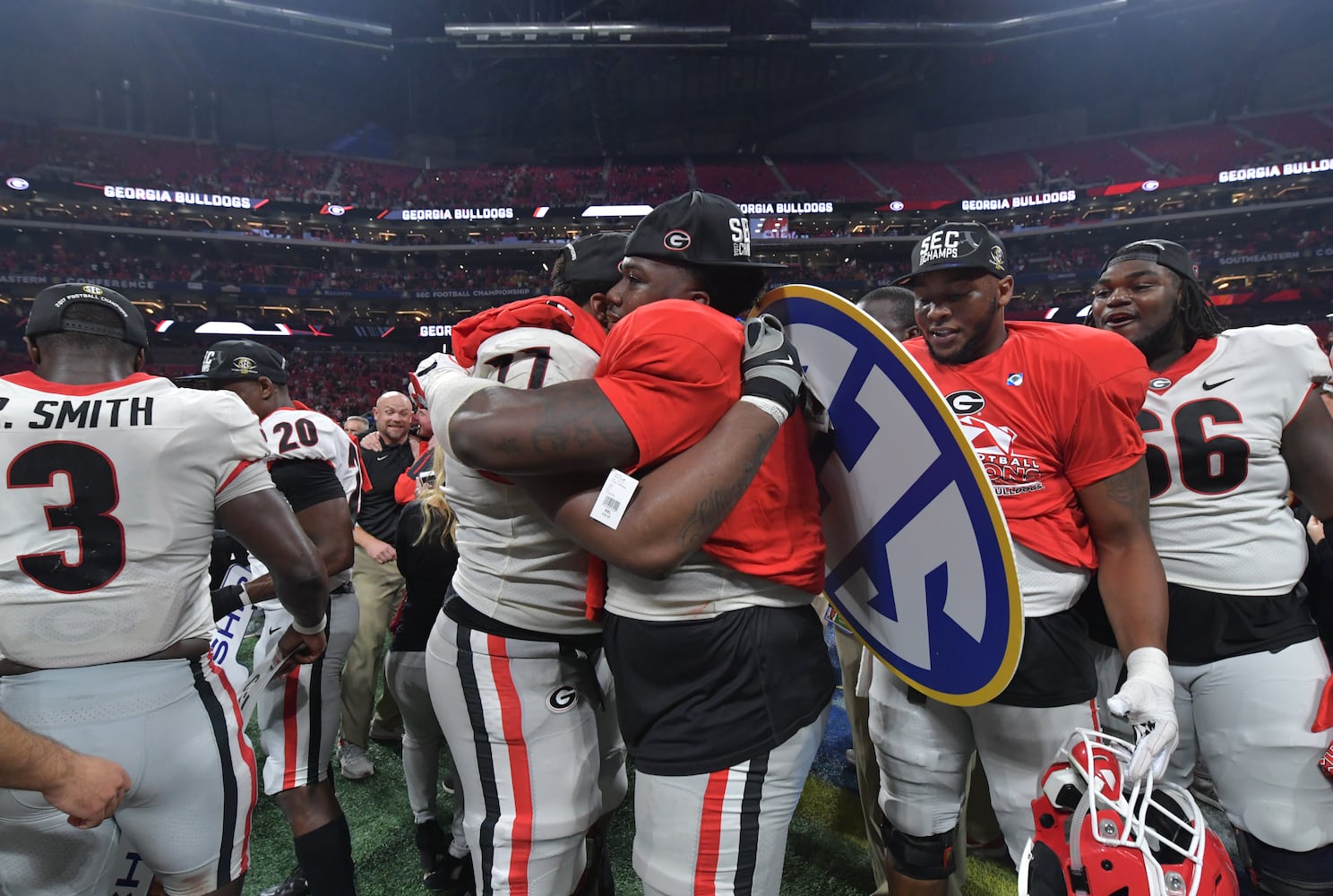 Photos: Bulldogs celebrate SEC title