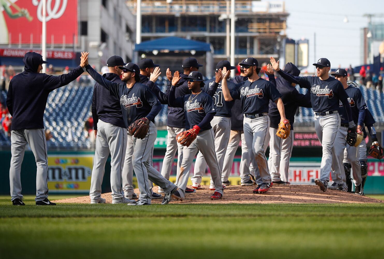 Photos: Braves seek a win over the Nationals