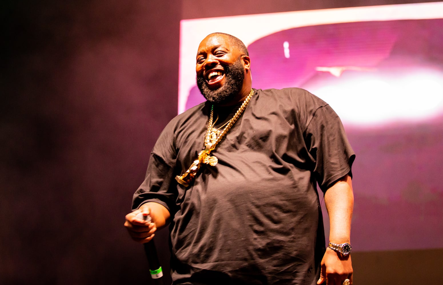 Killer Mike joined Atlanta rap icon Big Boi as he played the final show of the "Big Night Out" concert series at Centennial Olympic Park on Oct. 25, 2020.