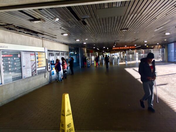 The West End MARTA station, like many others, could use some TLC. 