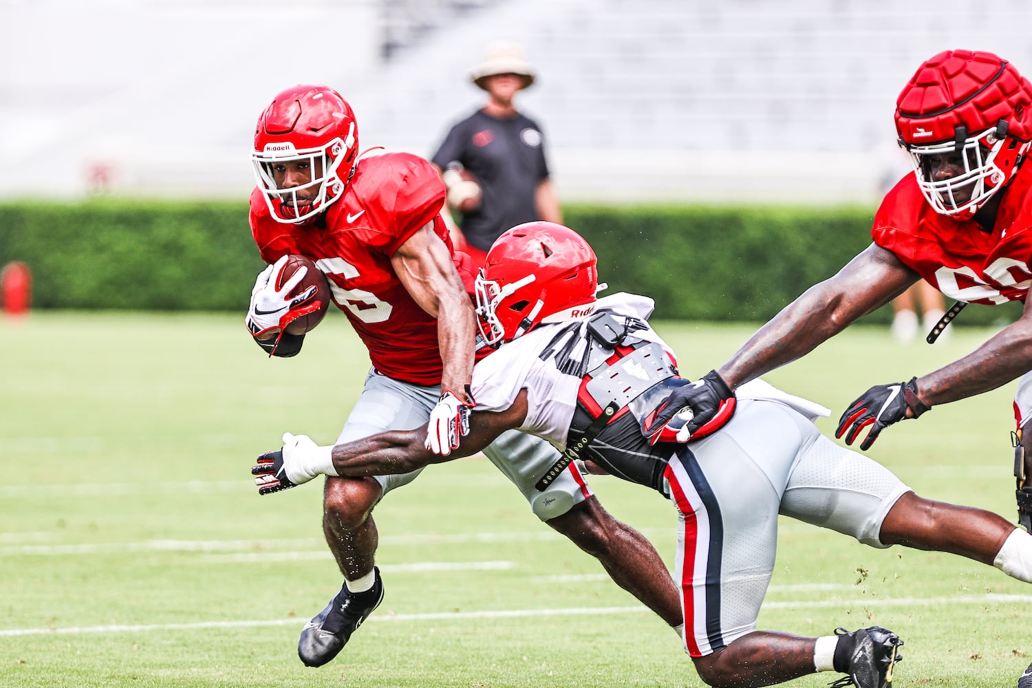 Georgia football practice