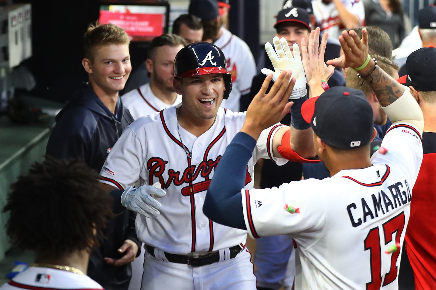 Photos: Braves’ Austin Riley crushes home run in his first game