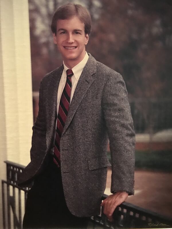 Joe Frank Harris Jr. at the Governor's Mansion during his dad's time as governor. Family photo provided to the AJC.